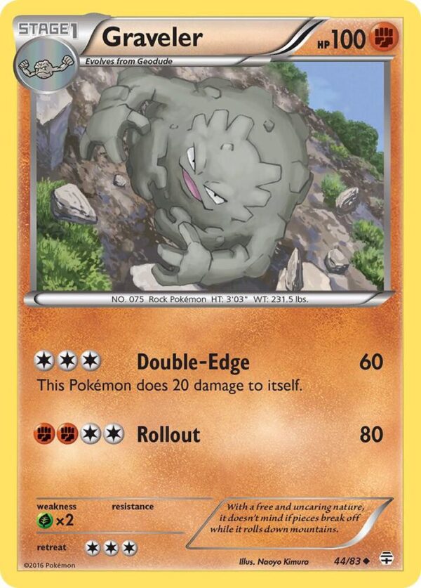 Graveler 44/83 Reverse Holofoil Generations