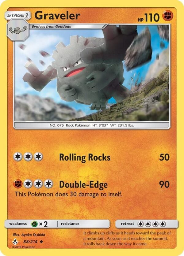 Graveler 88/214 Normal SM – Unbroken Bonds Graveler 88/214 Normal SM – Unbroken Bonds