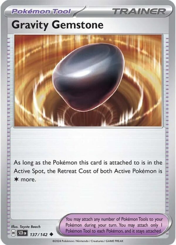 Gravity Gemstone 137/142 Reverse Holofoil SV07: Stellar Crown Gravity Gemstone 137/142 Reverse Holofoil SV07: Stellar Crown