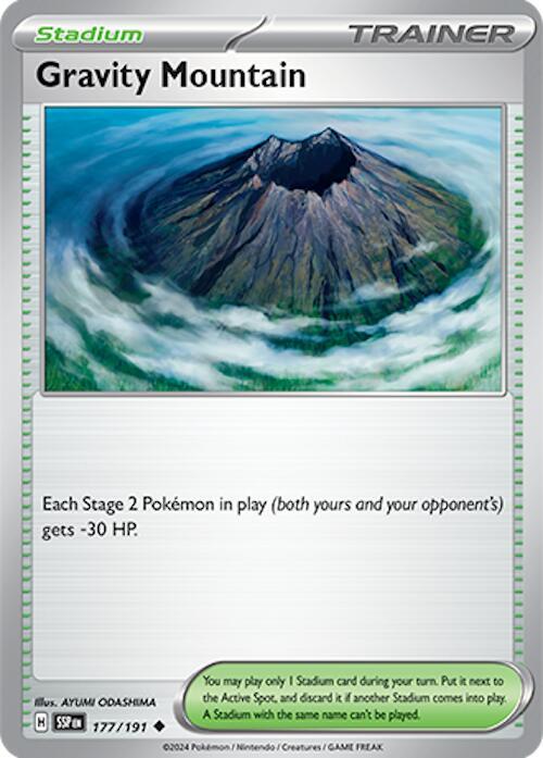 Gravity Mountain 177/191 Normal SV08: Surging Sparks