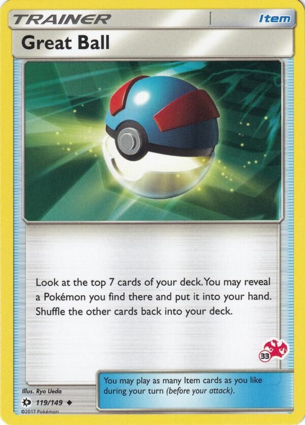 Great Ball 119/149 (#33 Charizard Stamped) Normal Battle Academy Great Ball 119/149 (#33 Charizard Stamped) Normal Battle Academy