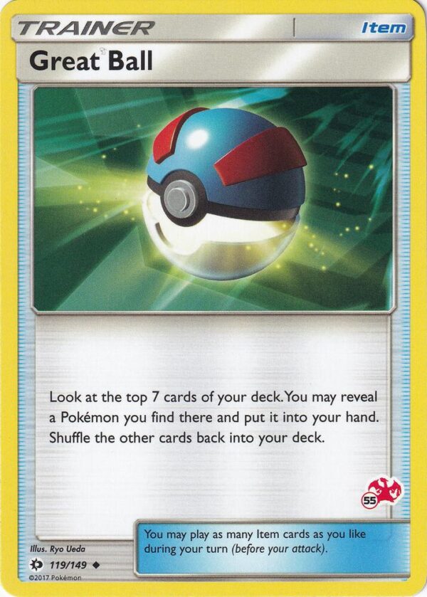 Great Ball 119/149 (#55 Charizard Stamped) Normal Battle Academy