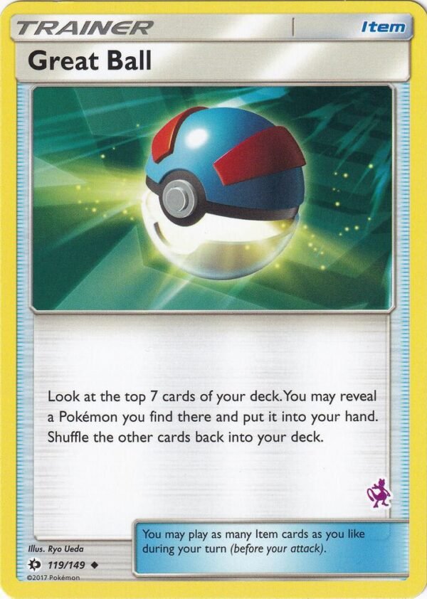 Great Ball 119/149 (Mewtwo Stamped) Normal Battle Academy