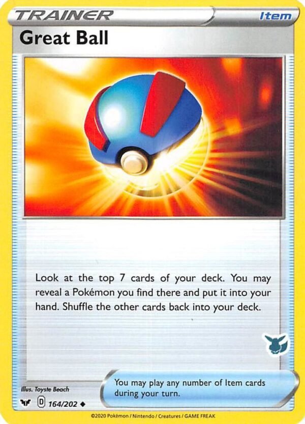 Great Ball 164/202 (Eevee Stamped) Normal Battle Academy 2022