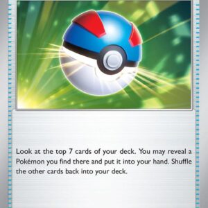 Great Ball 183/193 Reverse Holofoil SV02: Paldea Evolved Great Ball 183/193 Reverse Holofoil SV02: Paldea Evolved