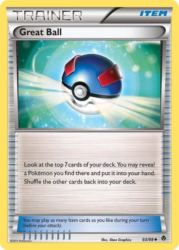 Great Ball 93/98 Reverse Holofoil Emerging Powers Great Ball 93/98 Reverse Holofoil Emerging Powers