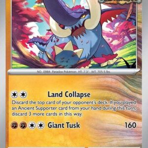 Great Tusk 055/131 Normal SV: Prismatic Evolutions Great Tusk 055/131 Normal SV: Prismatic Evolutions