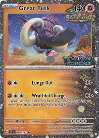 Great Tusk | 096/162 (Temporal Forces Stamped) | Holofoil | Miscellaneous Cards & Products