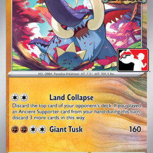 Great Tusk 097/162 Normal Prize Pack Series Cards Great Tusk 097/162 Normal Prize Pack Series Cards
