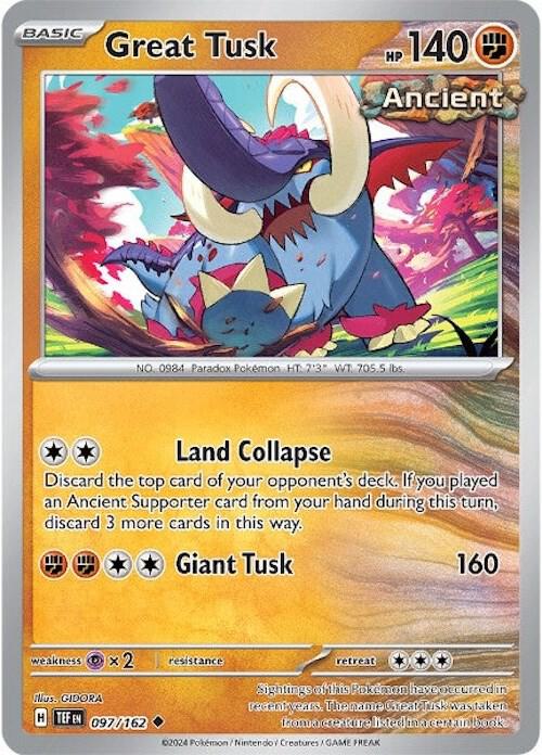 Great Tusk 097/162 Normal SV05: Temporal Forces