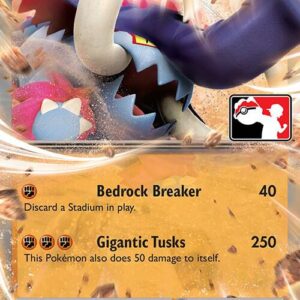 Great Tusk ex 123/198 Holofoil Prize Pack Series Cards