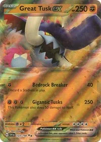 Great Tusk ex | 123/198 | Holofoil | SV01: Scarlet & Violet Base Set