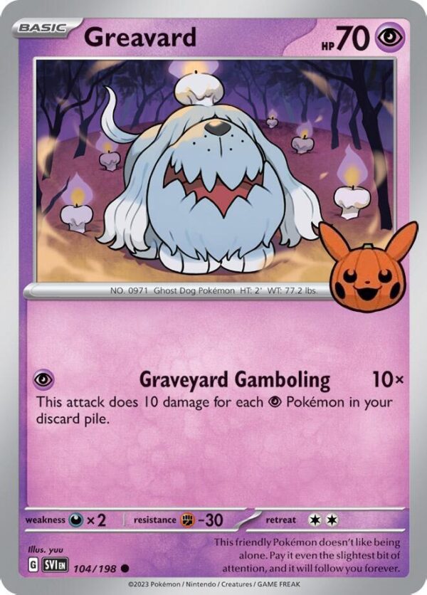 Greavard 042/091 Normal Trick or Trade BOOster Bundle 2024