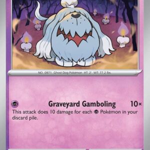 Greavard 042/091 Reverse Holofoil SV: Paldean Fates