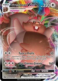 Greedent VMAX | 218/264 | Holofoil | SWSH08: Fusion Strike
