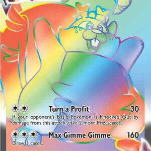 Greedent VMAX (Secret) 272/264 Holofoil SWSH08: Fusion Strike Greedent VMAX (Secret) 272/264 Holofoil SWSH08: Fusion Strike