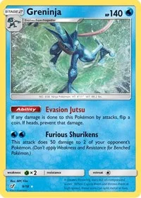 Greninja | 9/18 | Holofoil | Detective Pikachu