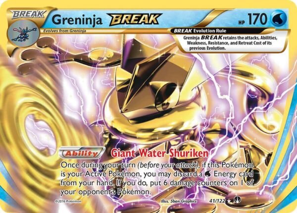 Greninja BREAK 41/122 Holofoil XY – BREAKpoint Greninja BREAK 41/122 Holofoil XY – BREAKpoint