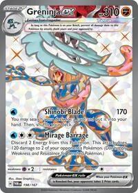 Greninja ex | 198/167 | Holofoil | SV06: Twilight Masquerade