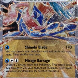 Greninja ex (GameStop Metal Card) 106/167 Normal Miscellaneous Cards & Products