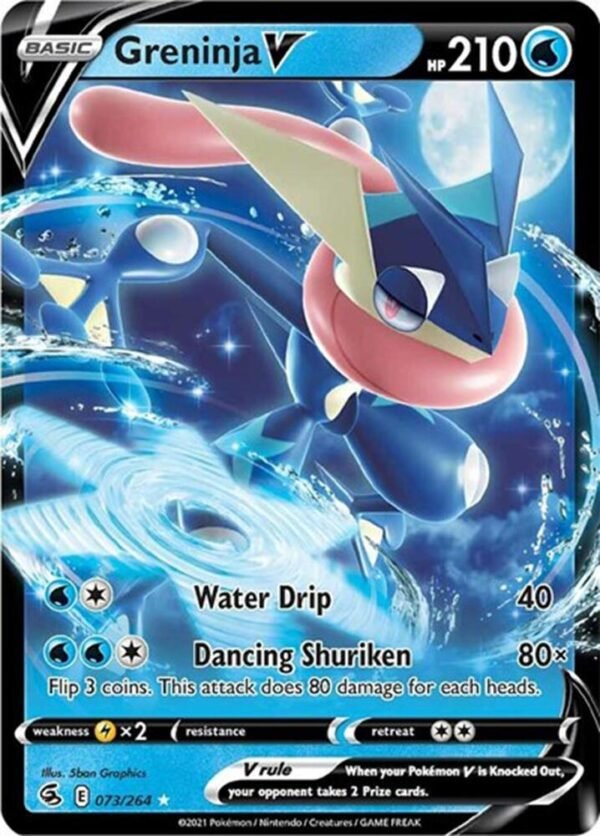 Greninja V 073/264 (Non-Holo) Normal Deck Exclusives Greninja V 073/264 (Non-Holo) Normal Deck Exclusives