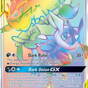 Greninja & Zoroark GX (Secret) 222/214 Holofoil SM – Unbroken Bonds Greninja & Zoroark GX (Secret) 222/214 Holofoil SM – Unbroken Bonds