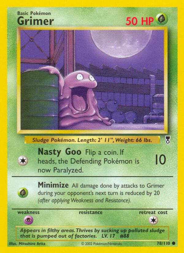 Grimer 078/110 Reverse Holofoil Legendary Collection