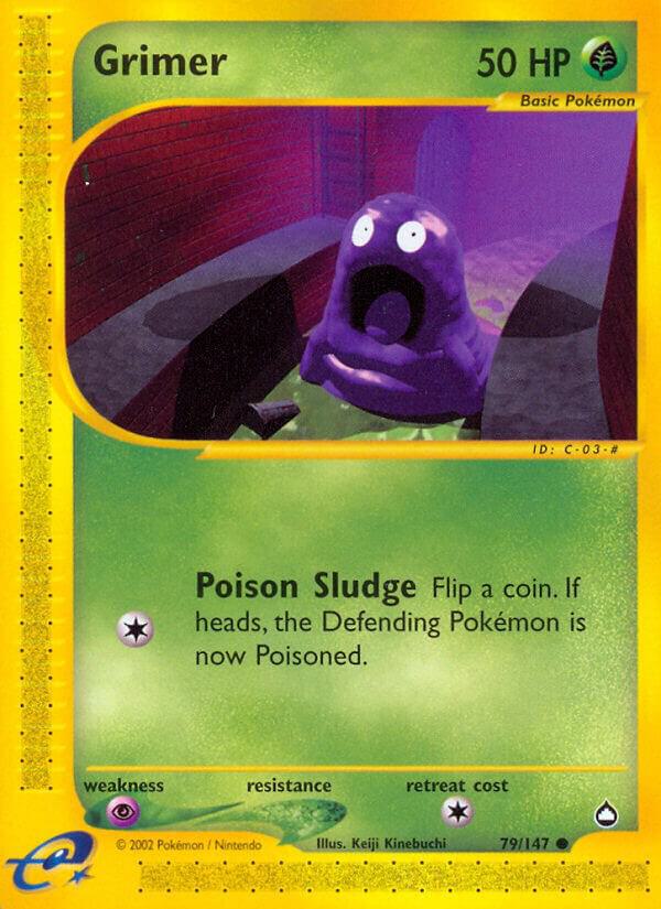 Grimer 079/147 Reverse Holofoil Aquapolis