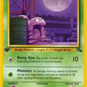 Grimer 48/62 1st Edition Fossil Grimer 48/62 1st Edition Fossil