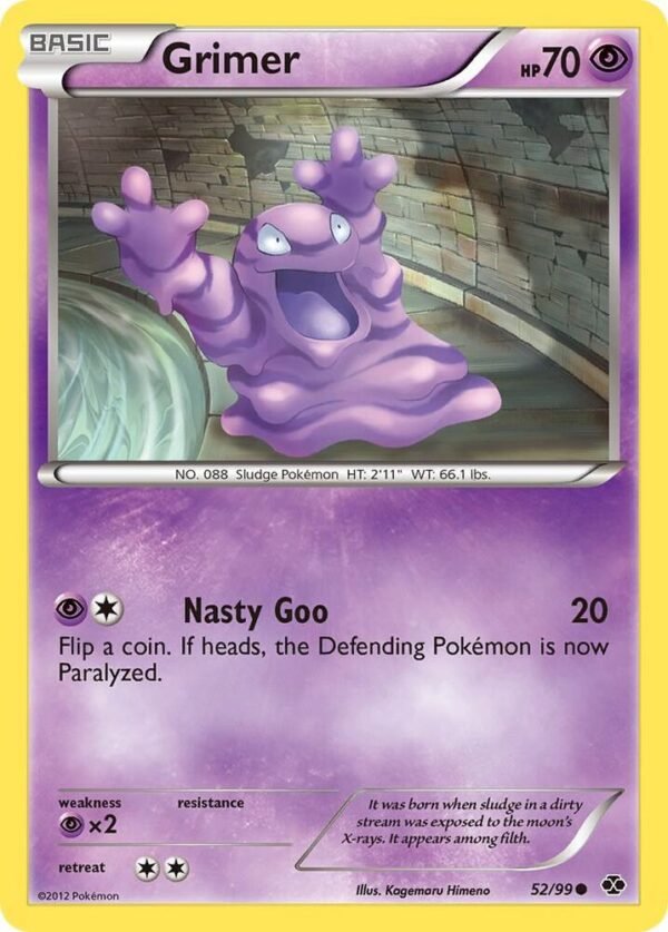 Grimer 52/99 Reverse Holofoil Next Destinies Grimer 52/99 Reverse Holofoil Next Destinies