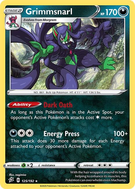 Grimmsnarl 125/192 Normal Deck Exclusives
