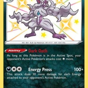 Grimmsnarl SV085/SV122 Holofoil Shining Fates: Shiny Vault Grimmsnarl SV085/SV122 Holofoil Shining Fates: Shiny Vault