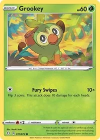 Grookey | 011/072 | Reverse Holofoil | Shining Fates