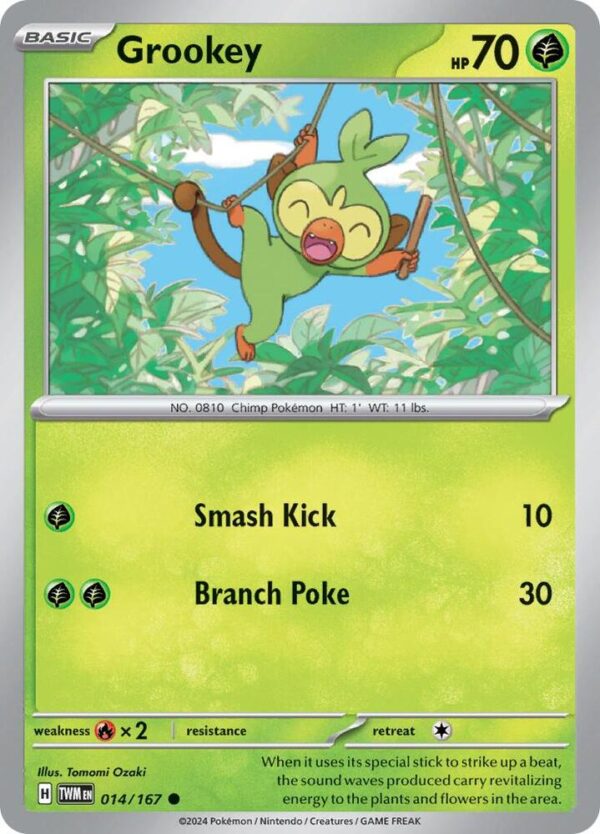 Grookey 014/167 Normal SV06: Twilight Masquerade