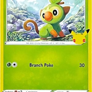 Grookey 8/25 008/025 Holofoil McDonald’s 25th Anniversary Promos