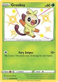 Grookey | SV004/SV122 | Holofoil | Shining Fates: Shiny Vault