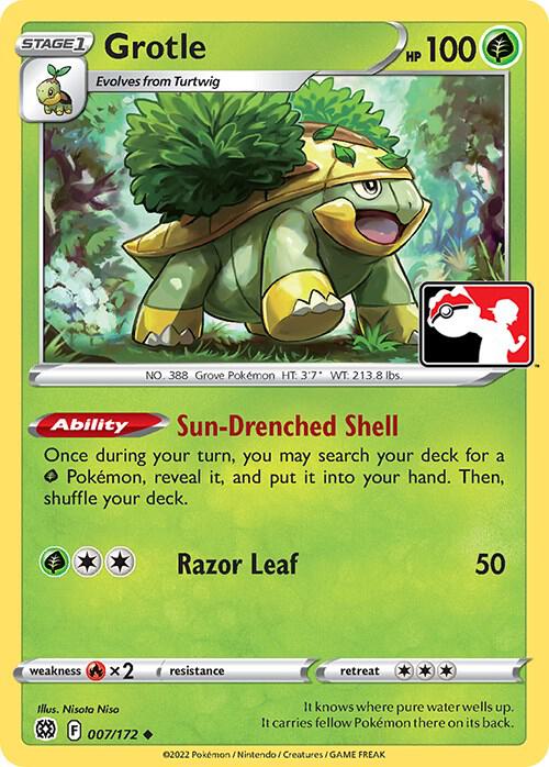Grotle 007/172 Normal Prize Pack Series Cards
