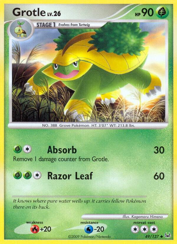 Grotle 49/127 Reverse Holofoil Platinum