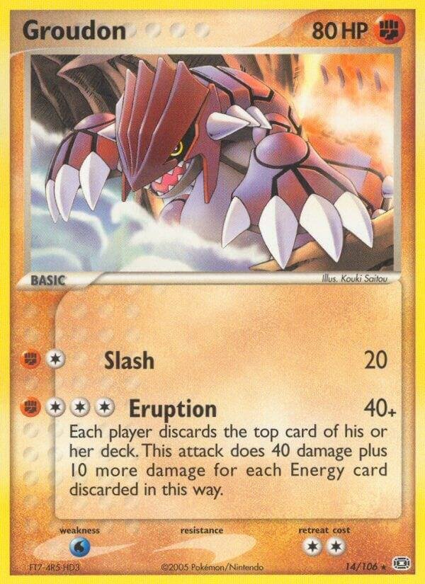 Groudon 014/106 Reverse Holofoil Emerald
