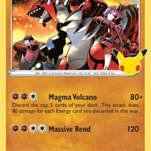 Groudon 017/025 Holofoil Celebrations