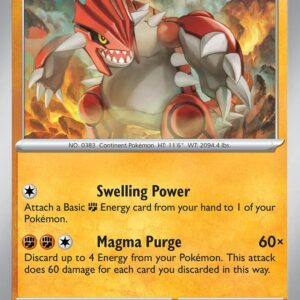 Groudon 093/182 Holofoil SV04: Paradox Rift