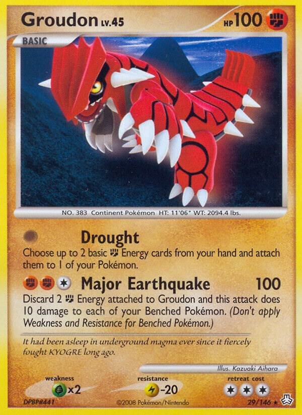 Groudon 29/146 Normal Legends Awakened
