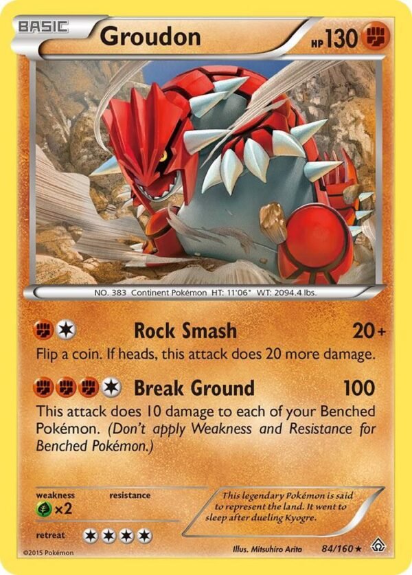 Groudon 84/160 Normal XY – Primal Clash