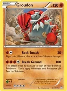 Groudon | 84/160 (XY Primal Clash) | 084/160 | Holofoil | Deck Exclusives