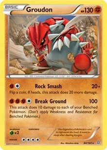 Groudon | 84/160 (XY Primal Clash) | 084/160 | Holofoil | Deck Exclusives