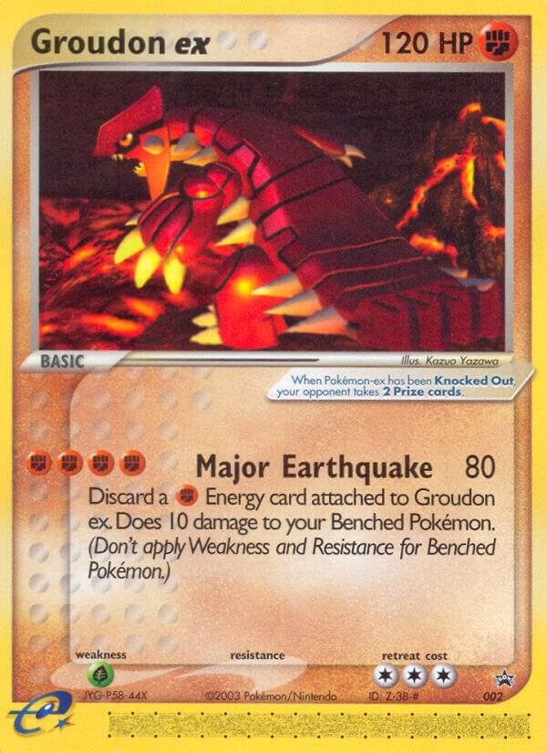 Groudon ex 002 (Nintendo Power Magazine) Holofoil Nintendo Promos Groudon ex 002 (Nintendo Power Magazine) Holofoil Nintendo Promos