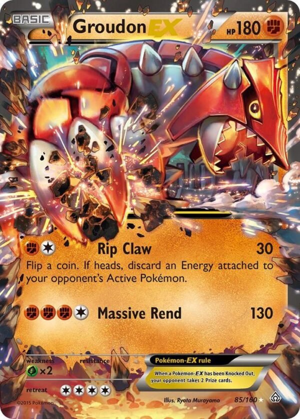 Groudon EX 85/160 Holofoil XY – Primal Clash