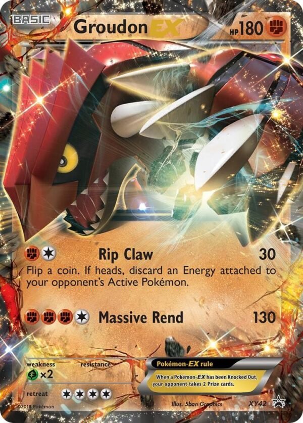 Groudon EX XY42 Holofoil XY Promos Groudon EX XY42 Holofoil XY Promos