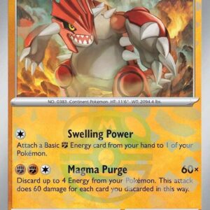 Groudon (Master Ball Pattern) 049/131 Holofoil SV: Prismatic Evolutions