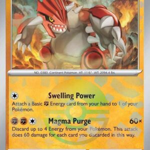 Groudon (Poke Ball Pattern) 049/131 Holofoil SV: Prismatic Evolutions Groudon (Poke Ball Pattern) 049/131 Holofoil SV: Prismatic Evolutions